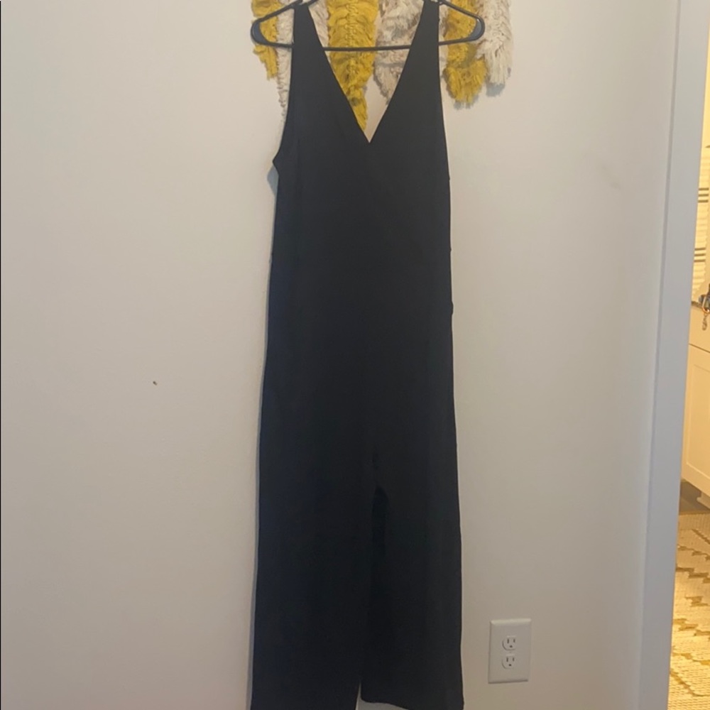 Dress low cut pantsuit